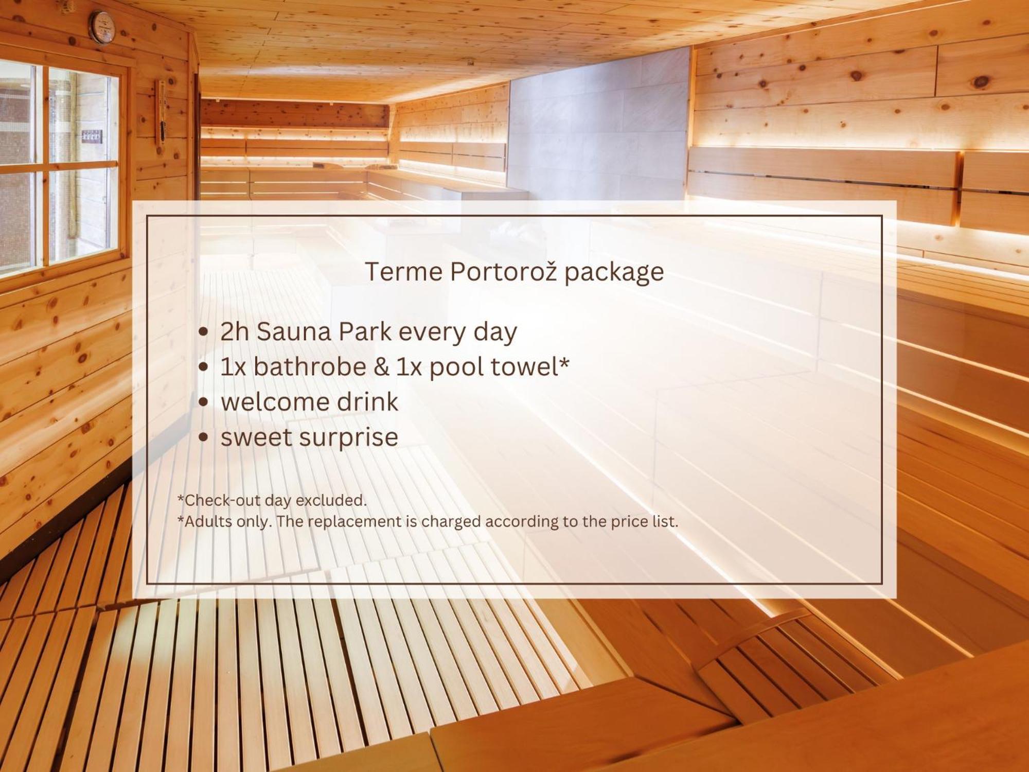 Hotel Slovenija - Terme & Wellness Lifeclass ポルトローシュ 部屋 写真 Sauna Park